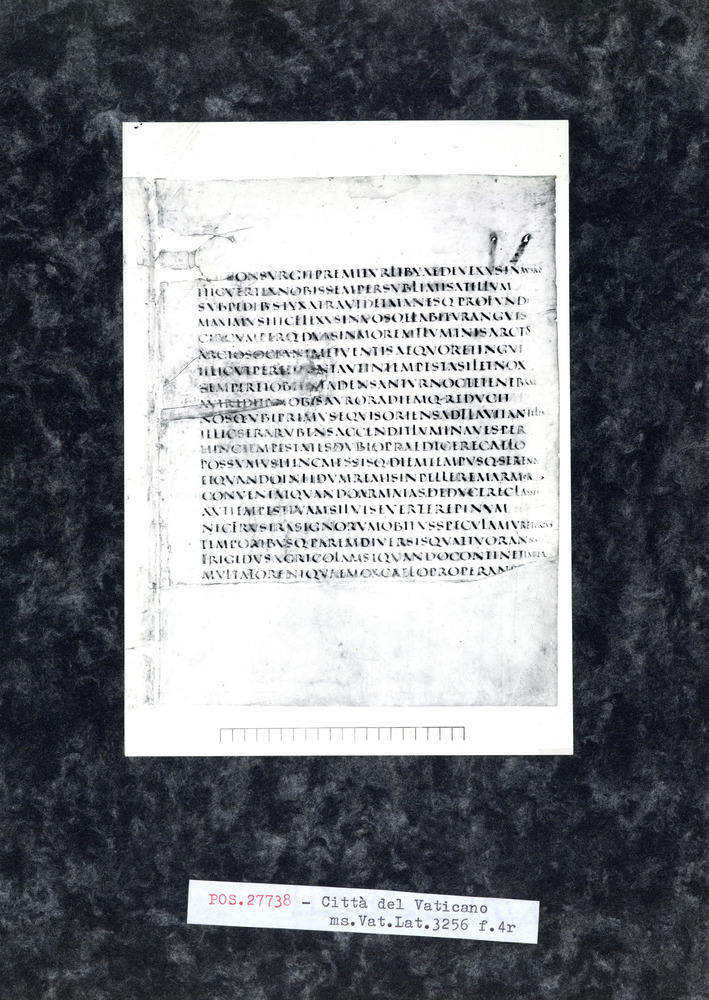 Città del Vaticano, Biblioteca Apostolica Vaticana, Vat. lat. 3256
pos_27738
Keywords: BAV Vat. lat. 3256, 6. sec., BAV