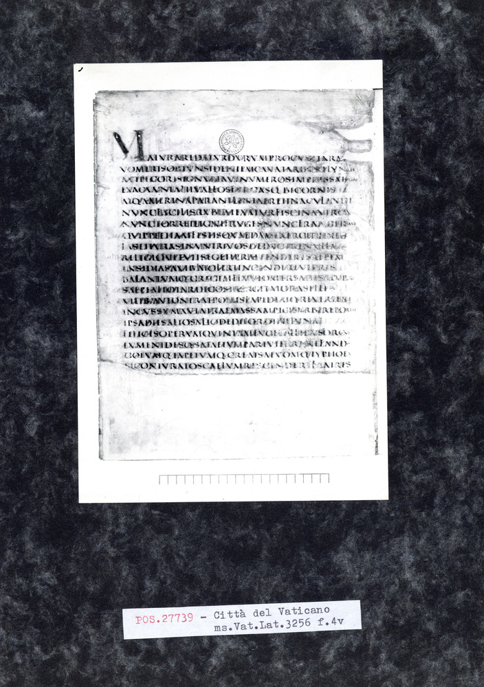 Città del Vaticano, Biblioteca Apostolica Vaticana, Vat. lat. 3256
pos_27739
Keywords: BAV Vat. lat. 3256, 6. sec., BAV