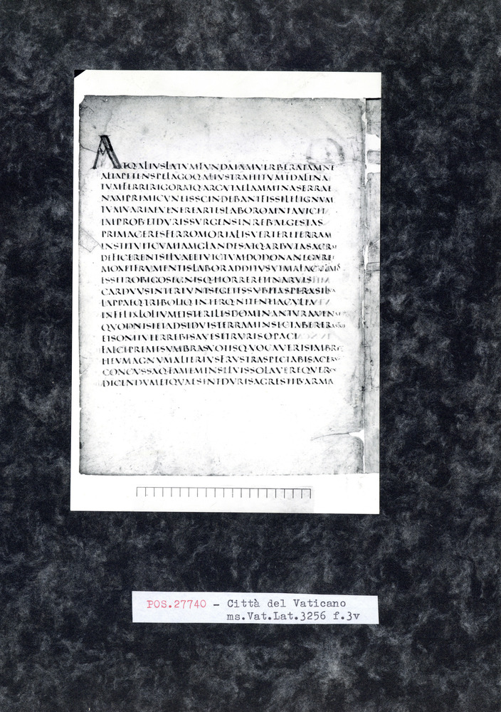 Città del Vaticano, Biblioteca Apostolica Vaticana, Vat. lat. 3256
pos_27740
Keywords: BAV Vat. lat. 3256, 6. sec., BAV