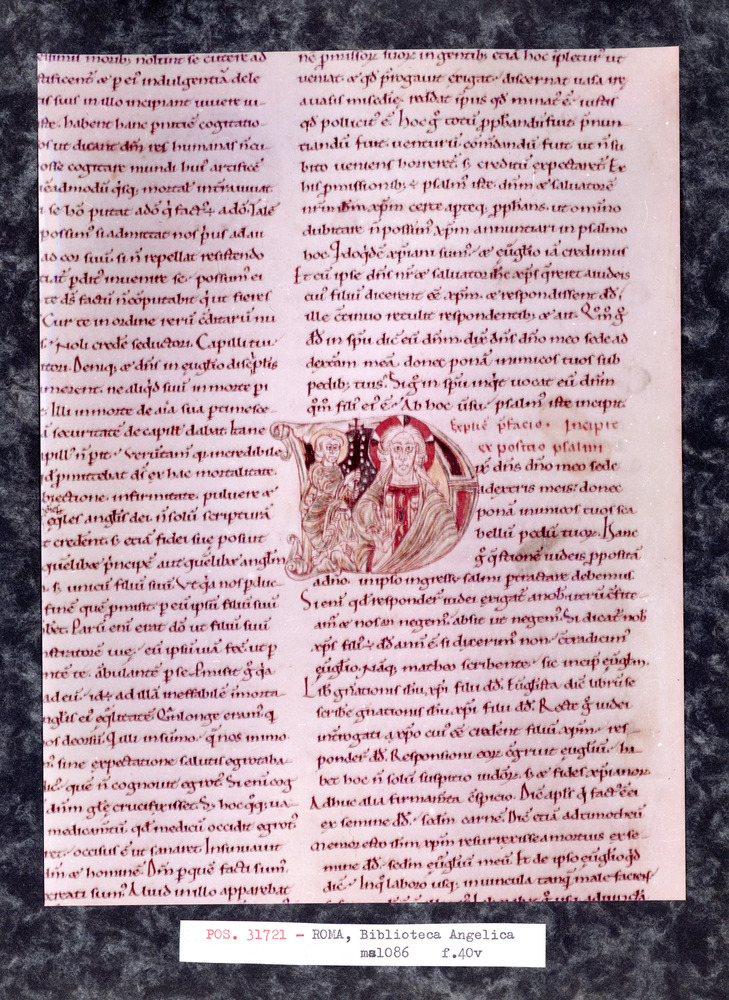 Roma, Biblioteca Angelica, Ms. 1086
pos_31721
Keywords: Angelica Ms. 1086, 10. sec., Angelica