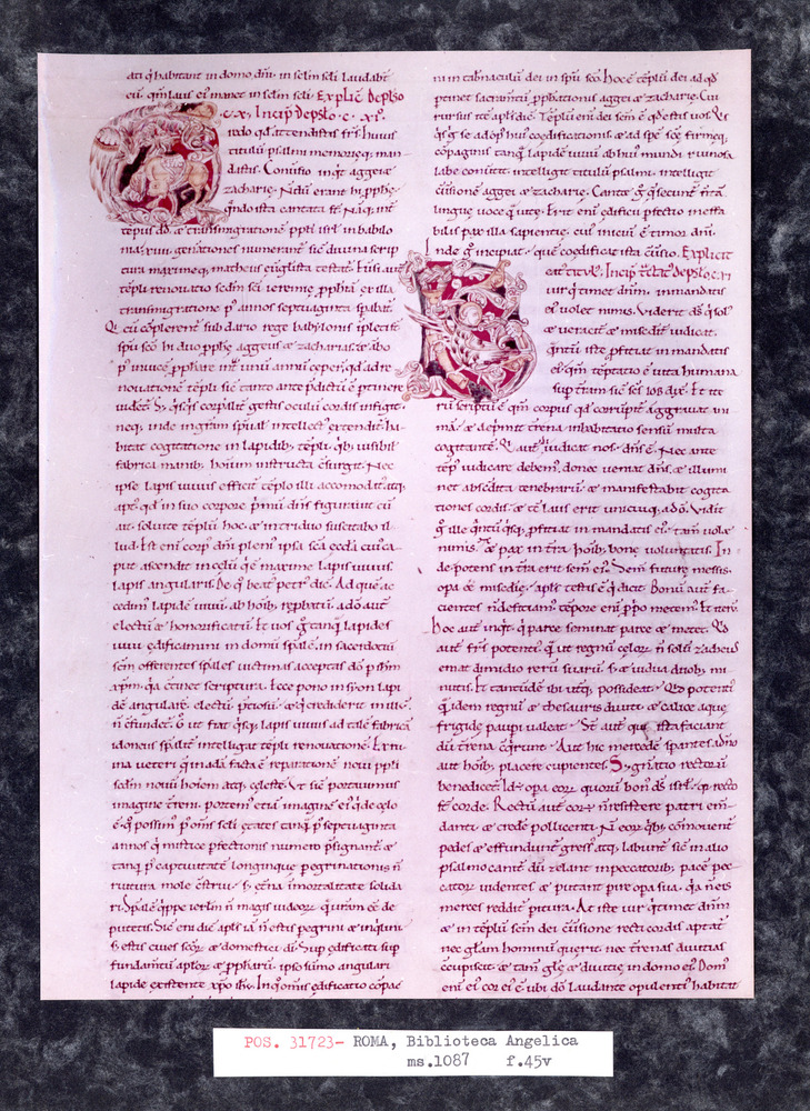 Roma, Biblioteca Angelica, Ms. 1087
pos_31723
Keywords: Angelica Ms. 1087, Angelica