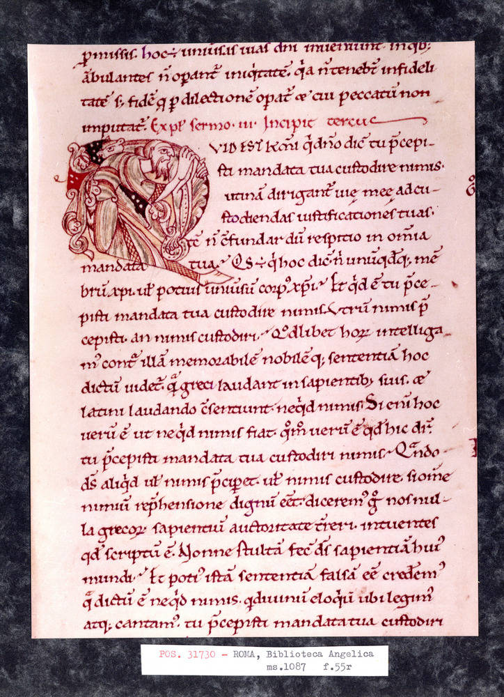 Roma, Biblioteca Angelica, Ms. 1087
pos_31730
Keywords: Angelica Ms. 1087, Decorazioni antropomorfe, Angelica