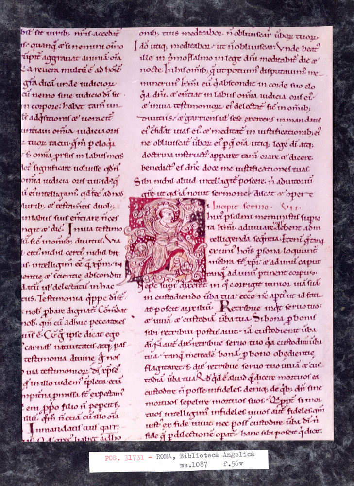 Roma, Biblioteca Angelica, Ms. 1087
pos_31731
Keywords: Angelica Ms. 1087, Decorazioni antropomorfe, Angelica