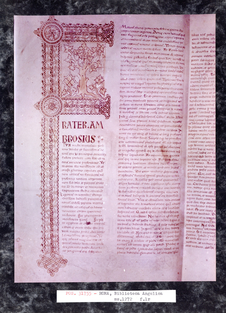 Roma, Biblioteca Angelica, Ms. 1272
pos_31755
Keywords: Angelica Ms. 1272, 11. sec., Angelica