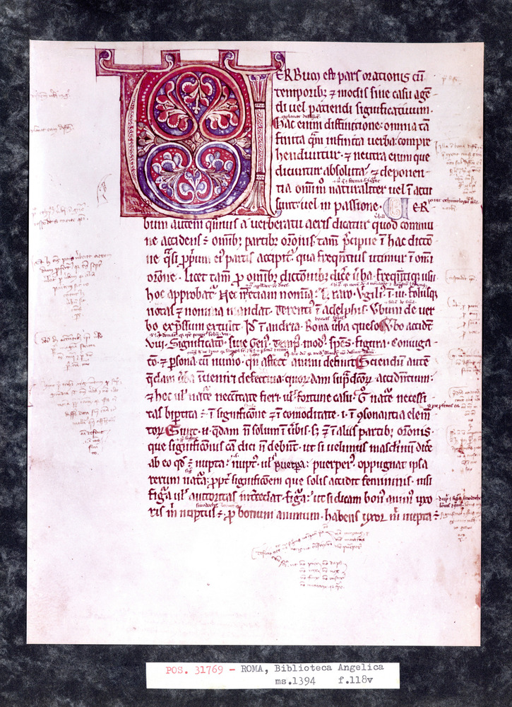 Roma, Biblioteca Angelica, Ms. 1394
pos_31769
Keywords: Angelica Ms. 1394, 12. sec., Angelica