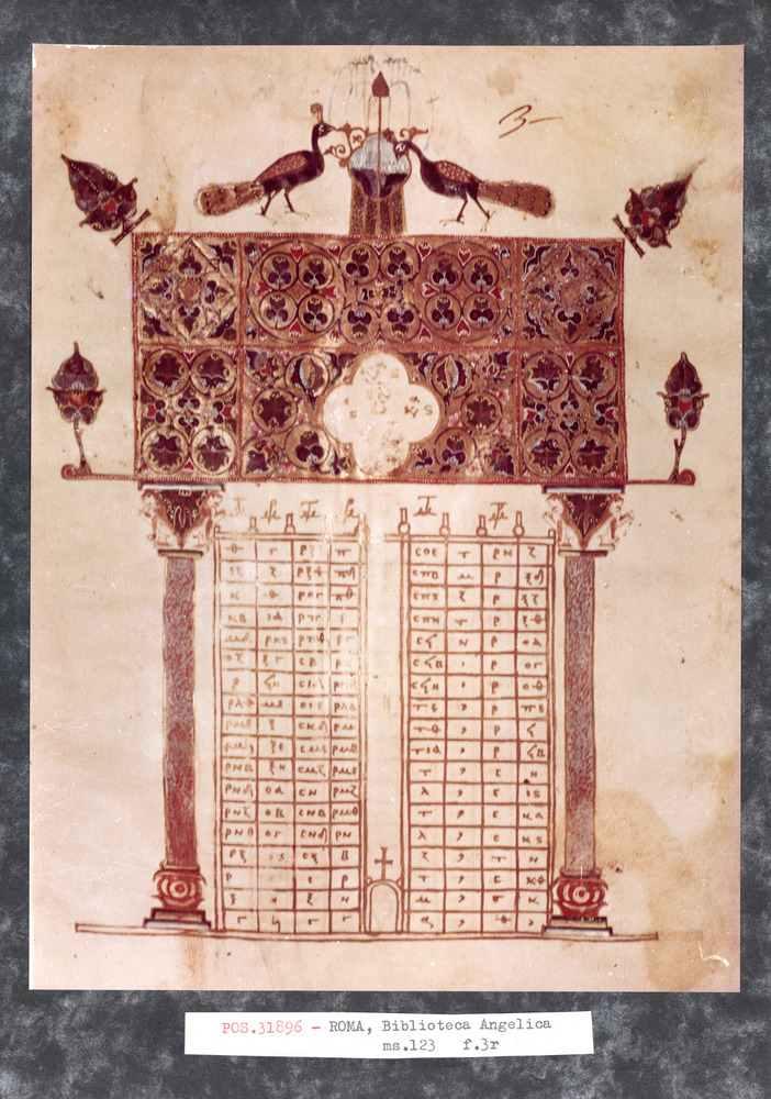 Roma, Biblioteca Angelica, Ms. 123
pos_31896
Keywords: Angelica Ms. 123, 11. sec., Angelica