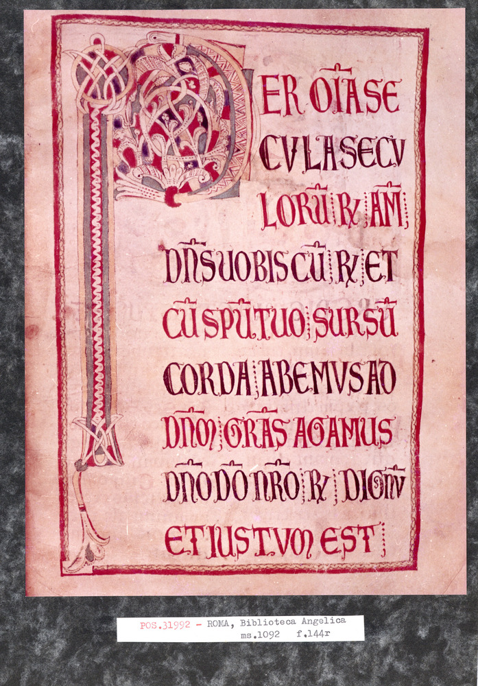 Roma, Biblioteca Angelica, Ms. 1092
pos_31992
Keywords: Angelica Ms. 1092, 9. sec., Angelica