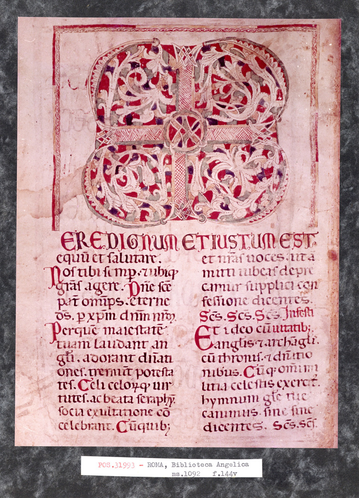Roma, Biblioteca Angelica, Ms. 1092
pos_31993
Keywords: Angelica Ms. 1092, 9. sec., Angelica
