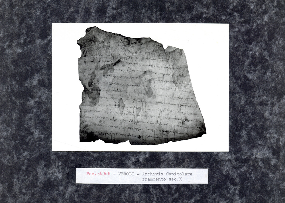 Frammento manoscritto del 10. sec. Frosinone - Veroli - Ferentino, Archivio Storico Diocesano
pos_36968
Keywords: ASD Veroli Frammento 10. sec., 10. sec., ASD Veroli