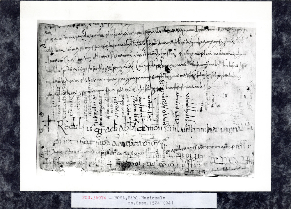 Roma, Biblioteca Nazionale Centrale, Sess. 1524
pos_36974
Keywords: BNCR Sess. 1524, 8. sec., BNCR