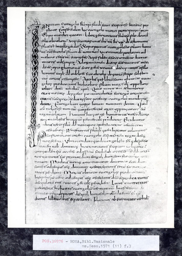 Roma, Biblioteca Nazionale Centrale, Sess. 1571
pos_36976
Keywords: BNCR Sess. 1571, 8. sec., BNCR