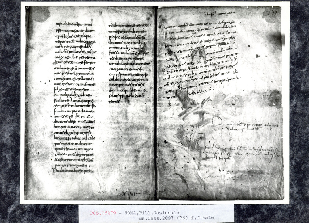 Roma, Biblioteca Nazionale Centrale, Sess. 2097
pos_36979
Keywords: BNCR Sess. 2097, 9. sec., BNCR
