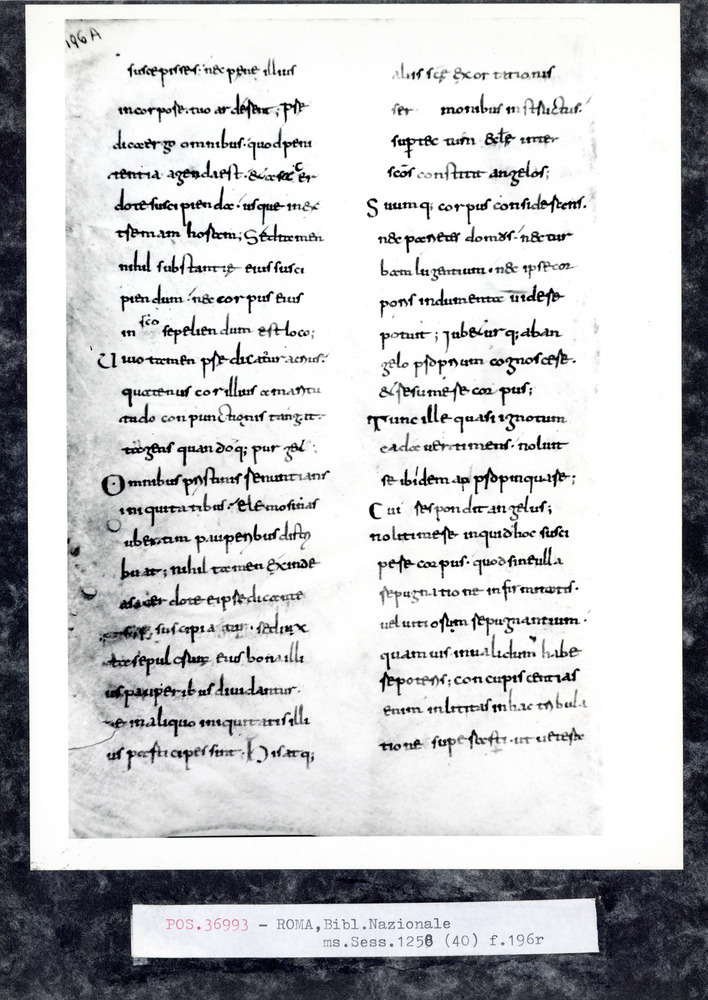 Roma, Biblioteca Nazionale Centrale, Sess. 40
pos_36993
Keywords: BNCR Sess. 40, 9. sec., BNCR
