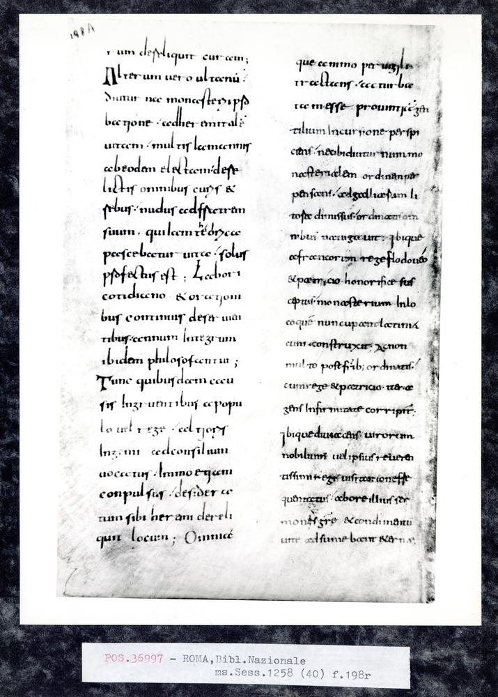 Roma, Biblioteca Nazionale Centrale, Sess. 40
pos_36997
Keywords: BNCR Sess. 40, 9. sec., BNCR