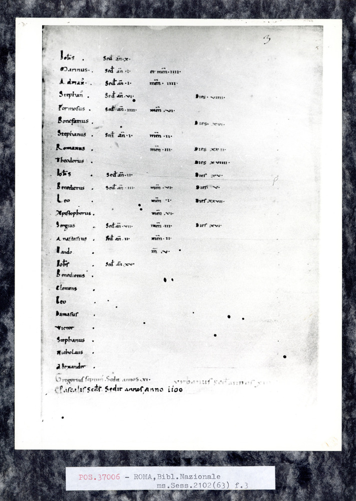 Roma, Biblioteca Nazionale Centrale, Sess. 2102
pos_37006
Keywords: BNCR Sess. 2102, 9. sec., BNCR