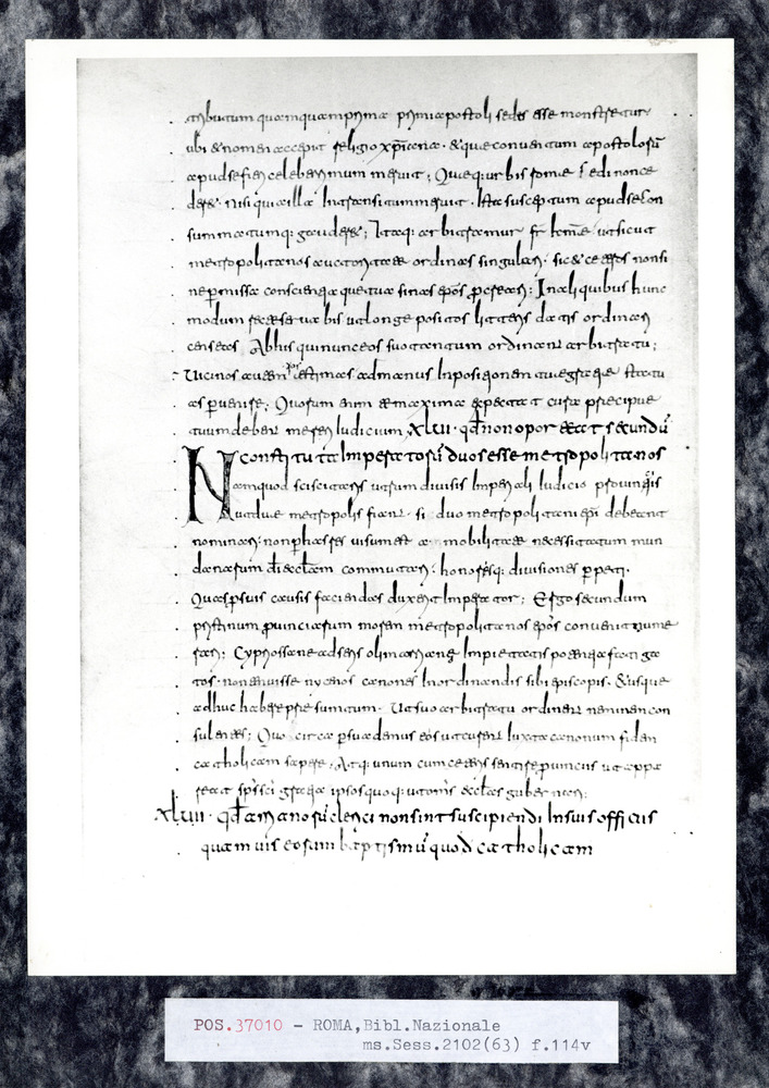 Roma, Biblioteca Nazionale Centrale, Sess. 2102
pos_37010
Keywords: BNCR Sess. 2102, 9. sec., BNCR
