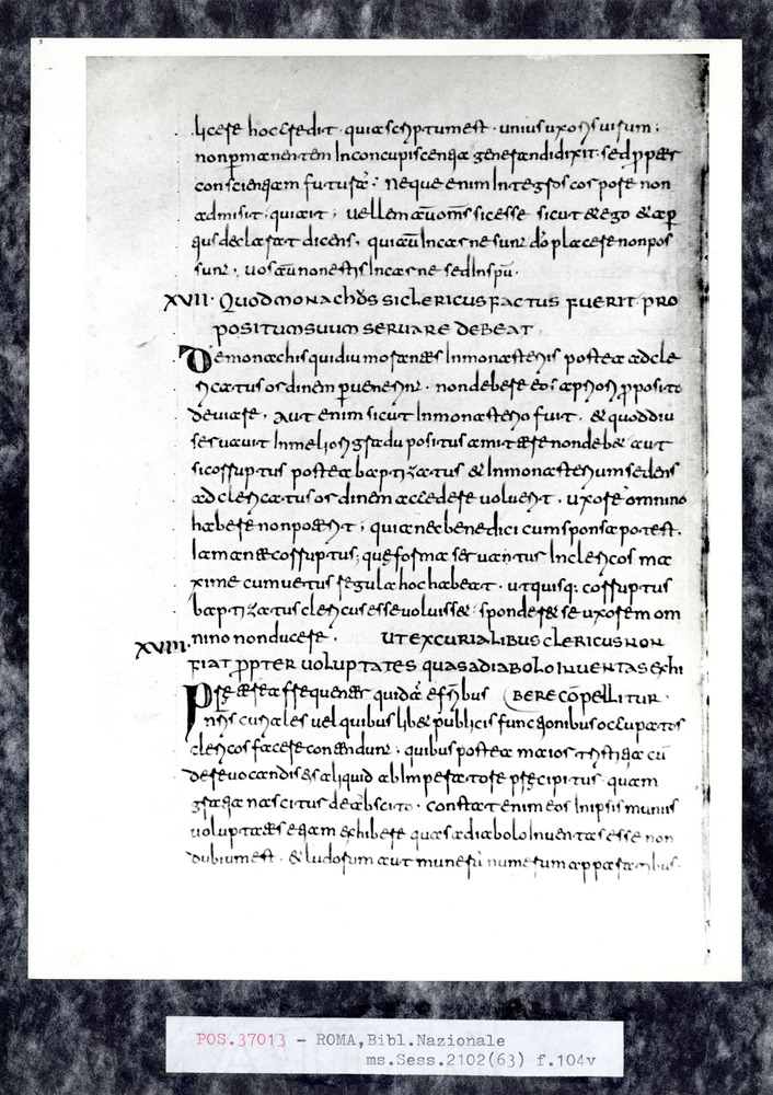 Roma, Biblioteca Nazionale Centrale, Sess. 2102
pos_37013
Keywords: BNCR Sess. 2102, 9. sec., BNCR