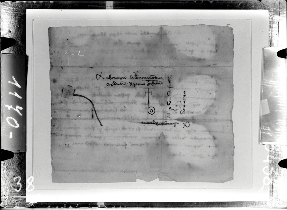 Lettera di cartaio fabrianese, 15. sec.
doc_00038_b
Keywords: Lettere cartai fabrianesi