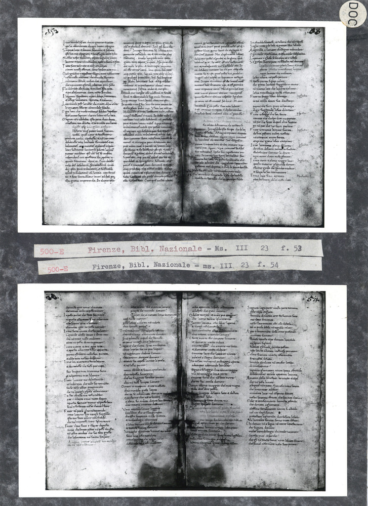 Firenze, Biblioteca Nazionale Centrale, Ms. III.23
doc_00500_16
Keywords: BNCF Ms. III.23, BNCF