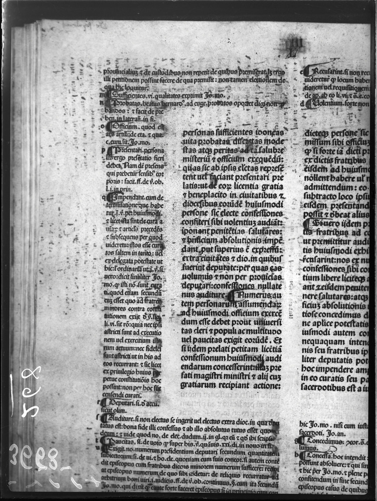 Manoscritto su pergamena “Costituzioni Clementine” con testo palinsesto
doc_00268_35r
Keywords: Gruppo 3851, Palinsesti, Incunaboli, Fotografie UV