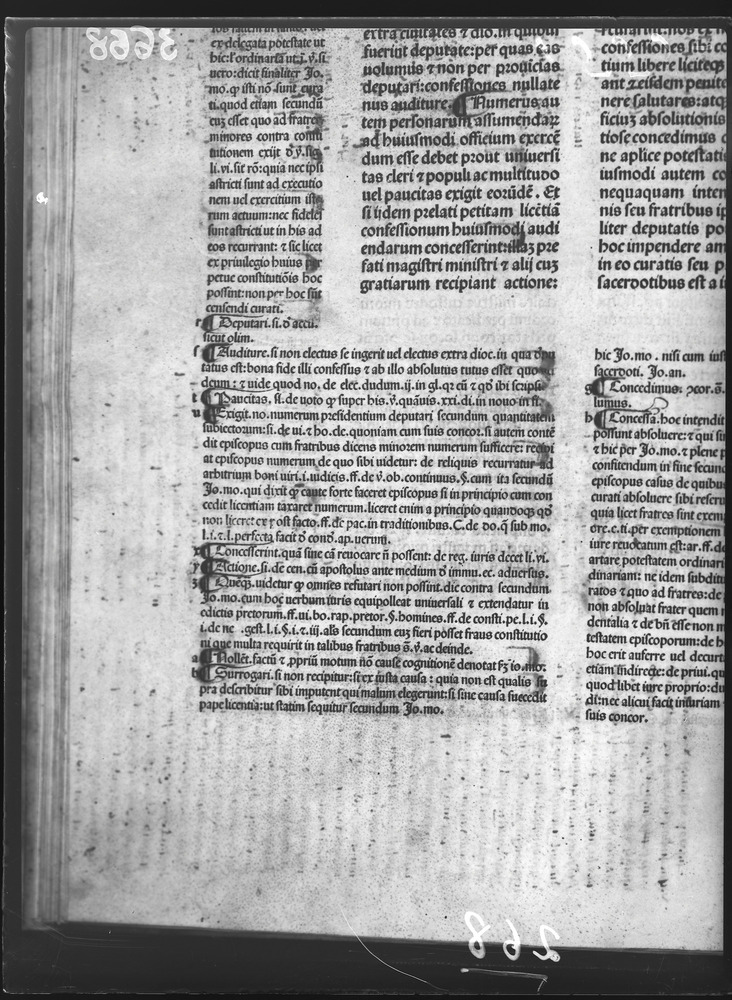 Manoscritto su pergamena “Costituzioni Clementine” con testo palinsesto
doc_00268_35v
Keywords: Gruppo 3851, Palinsesti, Incunaboli, Fotografie UV