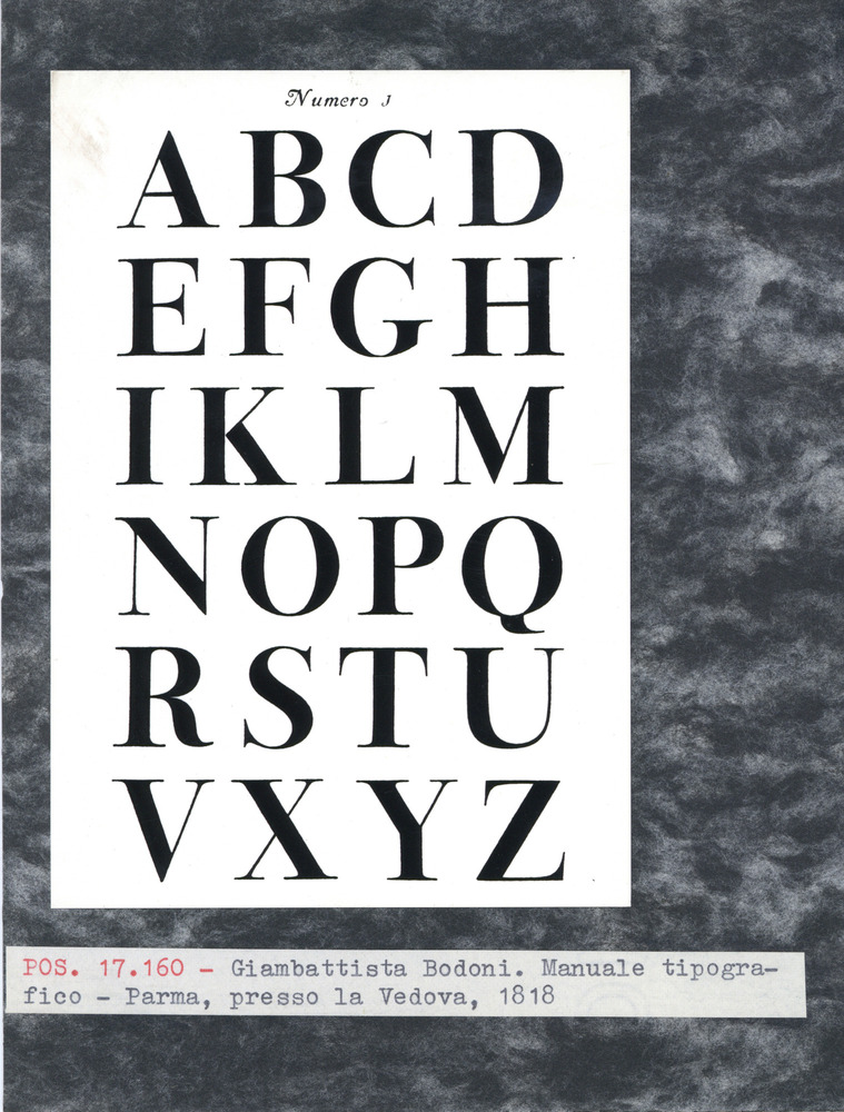 Edizioni del 19. sec., Bodoni, Manuale tipografico, 1818
pos_17160
