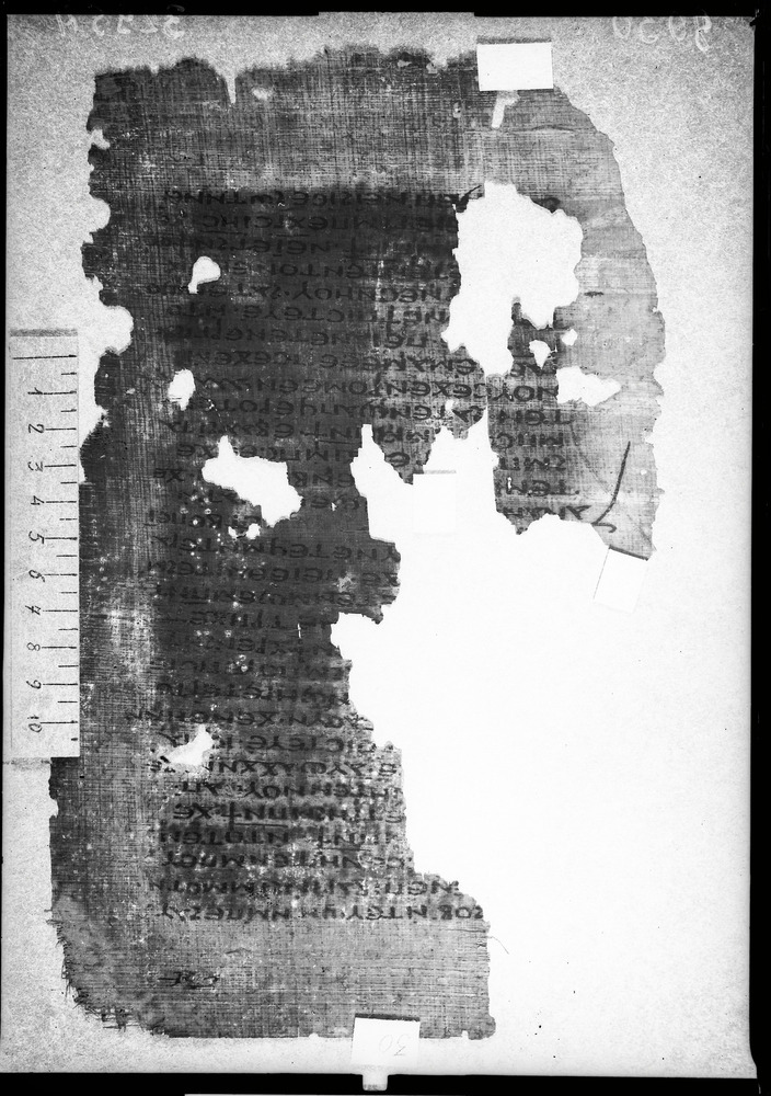 Milano, Università degli Studi di Milano Statale, Biblioteca di scienze dell'antichità e filologia moderna. Sezione di papirologia, P. Mil. Vogl. Copto 15
doc_08030
Keywords: UniMI Papirologia P. Mil. Vogl. Copt. 15, Papiri, Fotografie UV, 2. sec., 3. sec., UniMI Papirologia