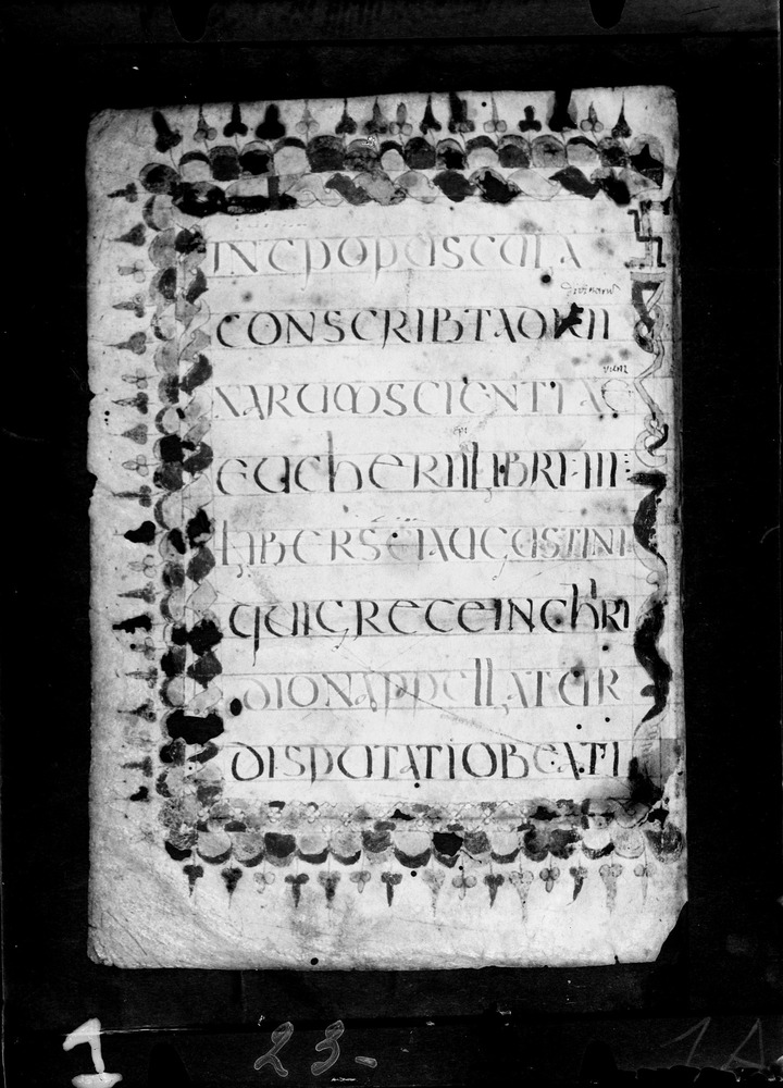 Roma, Biblioteca Nazionale Centrale, Sess. 77
doc_00001_001v
Keywords: BNCR Sess. 77, 8. sec., BNCR