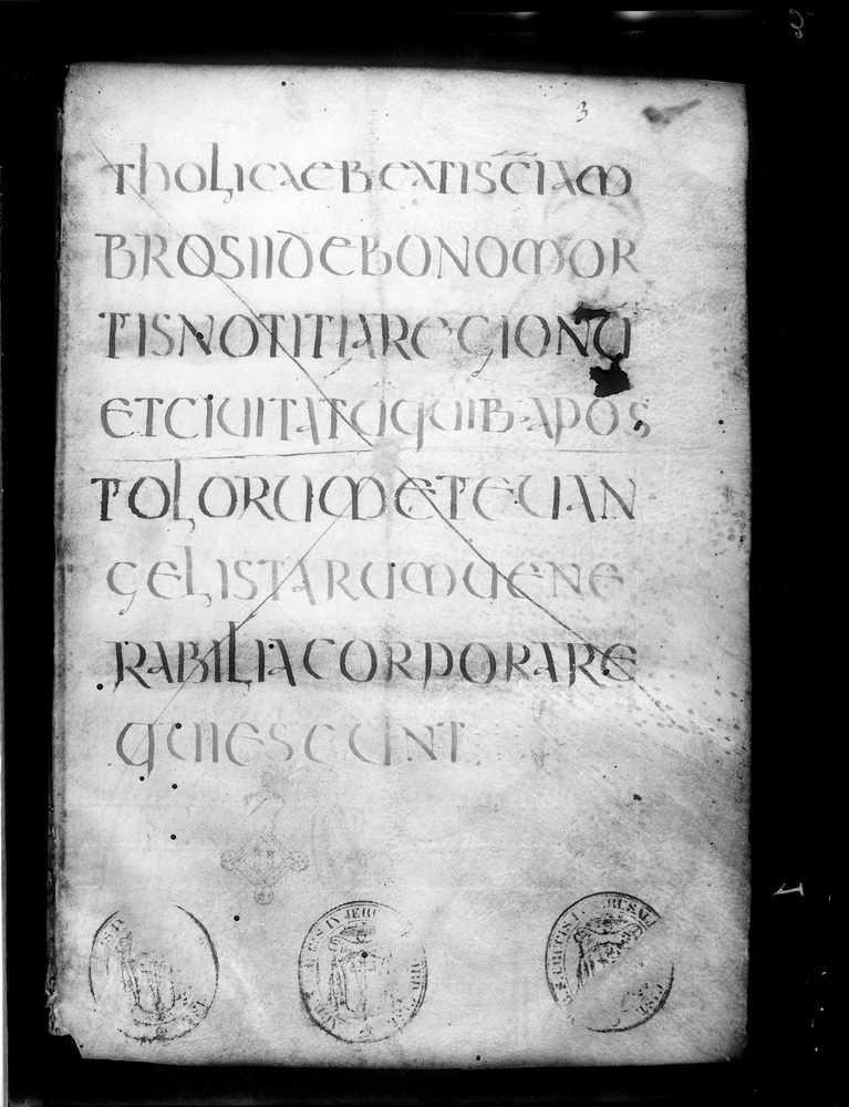 Roma, Biblioteca Nazionale Centrale, Sess. 77
doc_00001_003r
Keywords: BNCR Sess. 77, 8. sec., BNCR