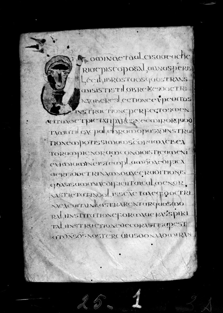 Roma, Biblioteca Nazionale Centrale, Sess. 77
doc_00001_003v
Keywords: BNCR Sess. 77, Decorazioni antropomorfe, 8. sec., BNCR