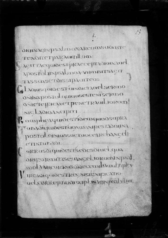 Roma, Biblioteca Nazionale Centrale, Sess. 77
doc_00001_013r
Keywords: BNCR Sess. 77, 8. sec., BNCR