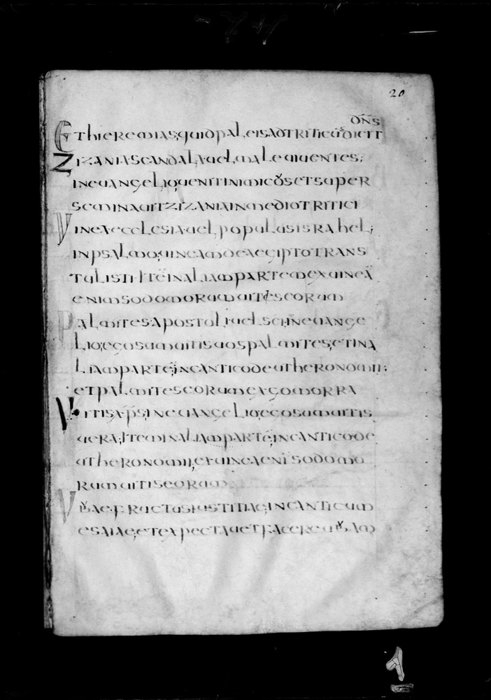 Roma, Biblioteca Nazionale Centrale, Sess. 77
doc_00001_020r
Keywords: BNCR Sess. 77, 8. sec., BNCR