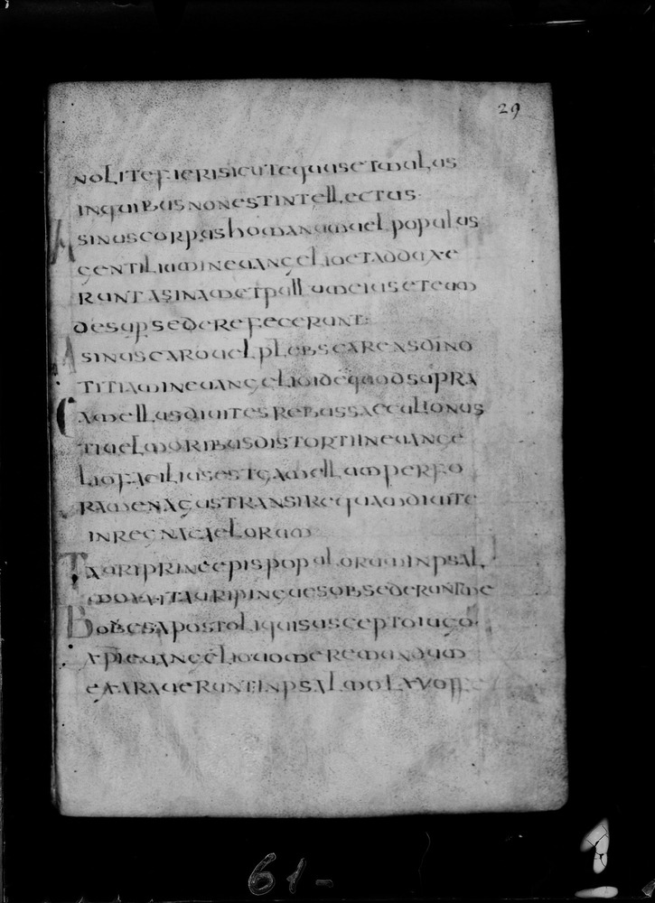 Roma, Biblioteca Nazionale Centrale, Sess. 77
doc_00001_029r
Keywords: BNCR Sess. 77, 8. sec., BNCR