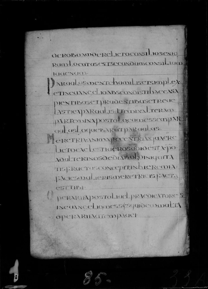 Roma, Biblioteca Nazionale Centrale, Sess. 77
doc_00001_033v
Keywords: BNCR Sess. 77, 8. sec., BNCR