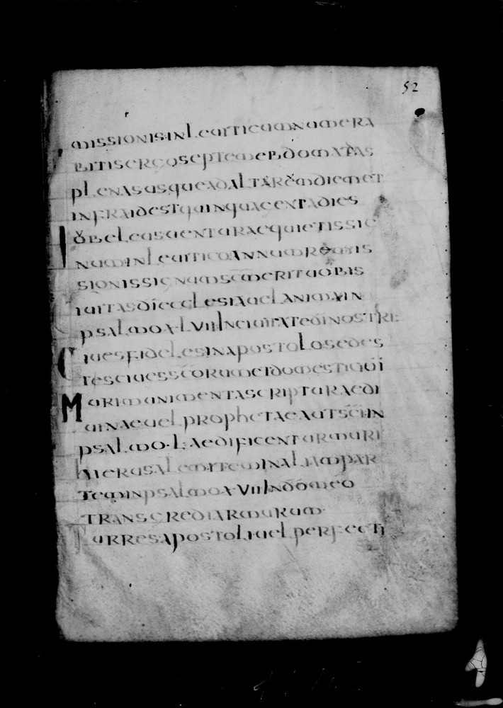 Roma, Biblioteca Nazionale Centrale, Sess. 77
doc_00001_052v
Keywords: BNCR Sess. 77, 8. sec., BNCR