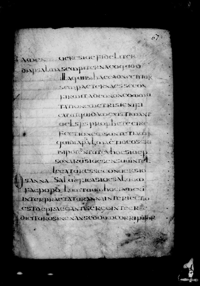 Roma, Biblioteca Nazionale Centrale, Sess. 77
doc_00001_067r
Keywords: BNCR Sess. 77, 8. sec., BNCR