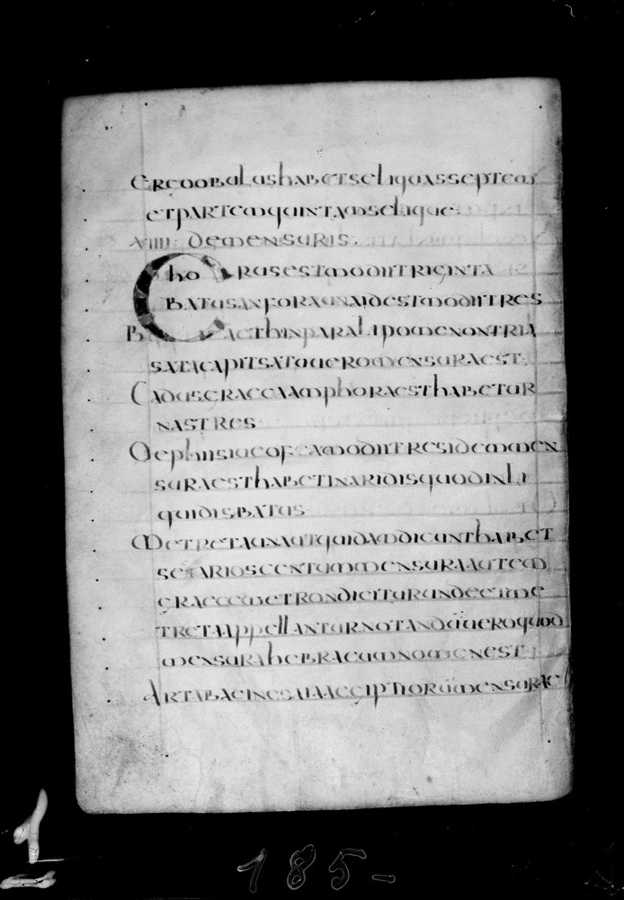 Roma, Biblioteca Nazionale Centrale, Sess. 77
doc_00001_083v
Keywords: BNCR Sess. 77, 8. sec., BNCR