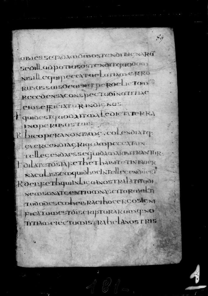 Roma, Biblioteca Nazionale Centrale, Sess. 77
doc_00001_089r
Keywords: BNCR Sess. 77, 8. sec., BNCR