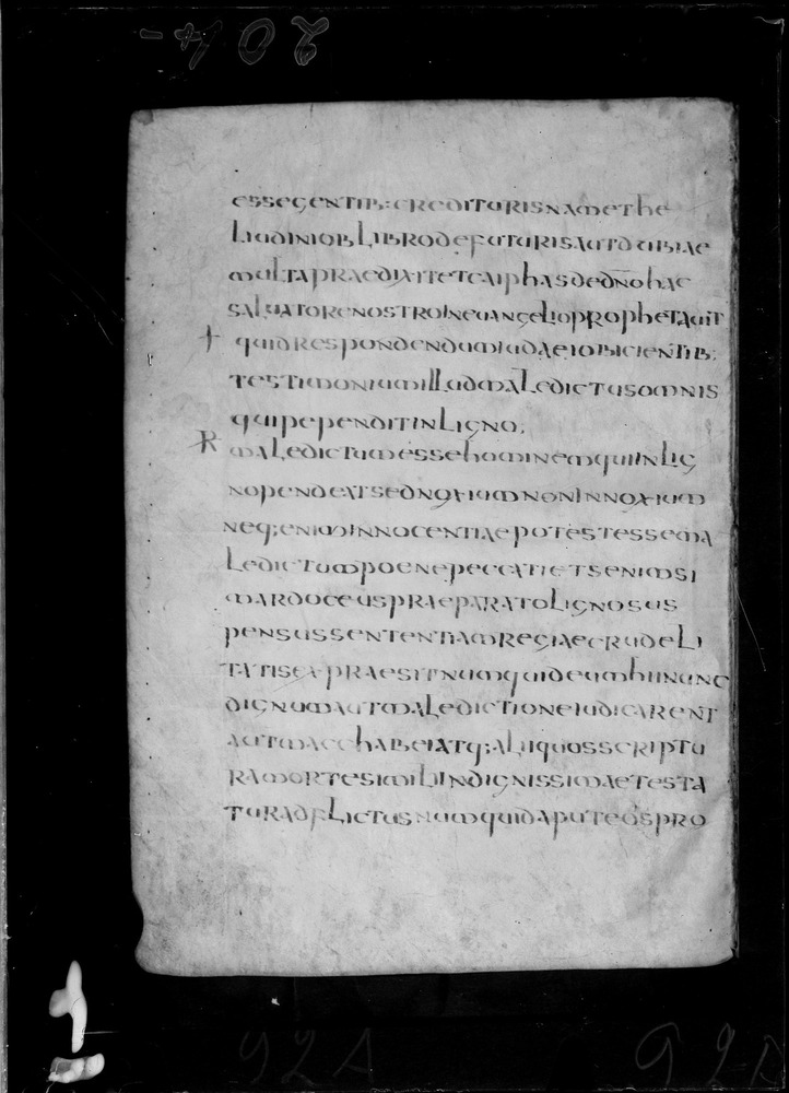 Roma, Biblioteca Nazionale Centrale, Sess. 77
doc_00001_092v
Keywords: BNCR Sess. 77, Palinsesti, 8. sec., BNCR