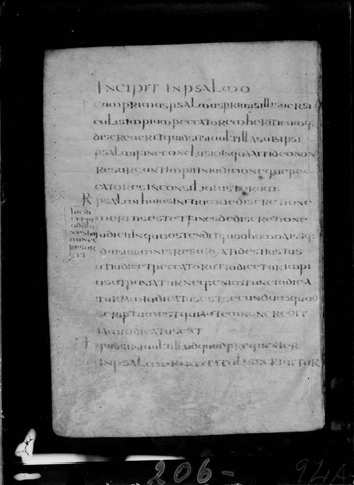 Roma, Biblioteca Nazionale Centrale, Sess. 77
doc_00001_094v
Keywords: BNCR Sess. 77, Palinsesti, 8. sec., BNCR