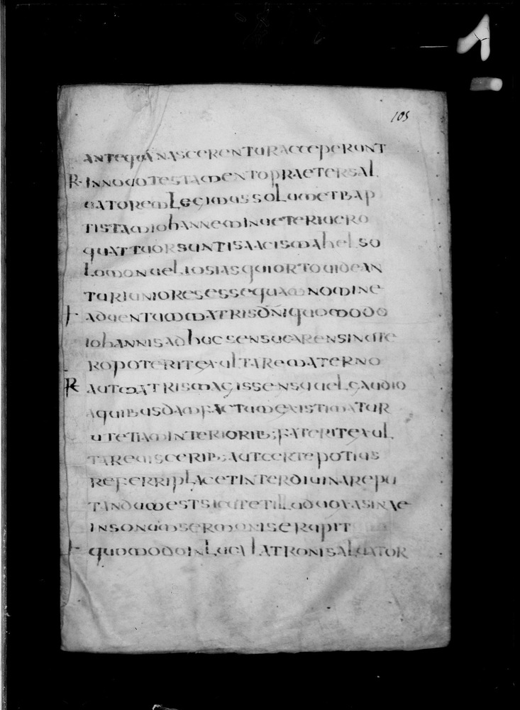 Roma, Biblioteca Nazionale Centrale, Sess. 77
doc_00001_105r
Keywords: BNCR Sess. 77, 8. sec., BNCR