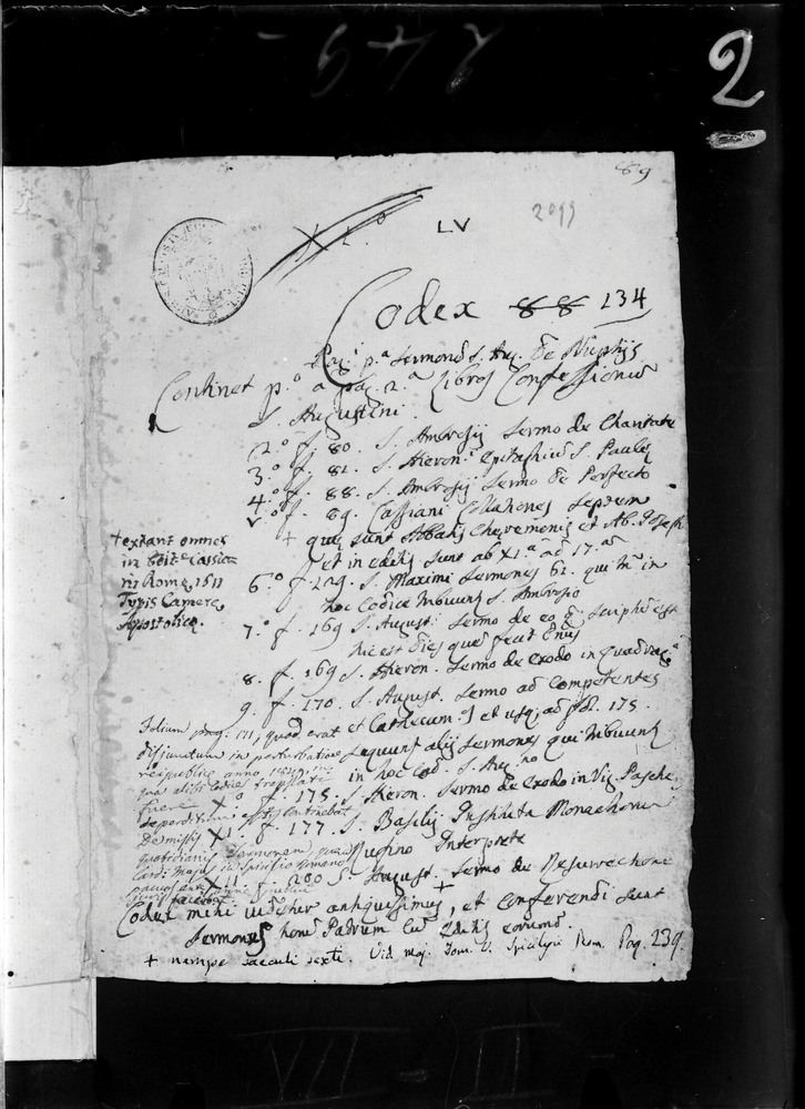 Roma, Biblioteca Nazionale Centrale, Sess. 55
doc_00002_007r
Keywords: BNCR Sess. 55, BNCR