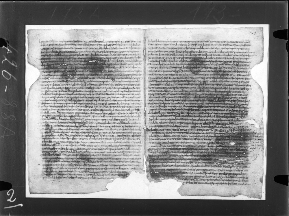 Roma, Biblioteca Nazionale Centrale, Sess. 55
doc_00002_172v_173r
Keywords: BNCR Sess. 55, Palinsesti, 5. sec., 6. sec., BNCR