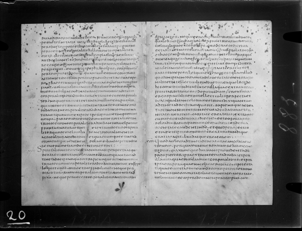 Roma, Biblioteca Nazionale Centrale, Sess. 13
doc_00020_130v_131r
Keywords: BNCR Sess. 13, 6. sec., BNCR