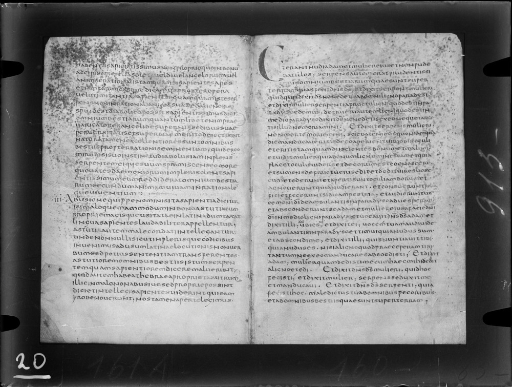 Roma, Biblioteca Nazionale Centrale, Sess. 13
doc_00020_160r_161v
Keywords: BNCR Sess. 13, 6. sec., BNCR