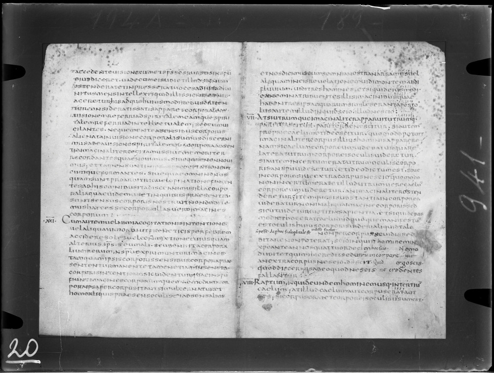 Roma, Biblioteca Nazionale Centrale, Sess. 13
doc_00020_189r_194v
Keywords: BNCR Sess. 13, 6. sec., BNCR