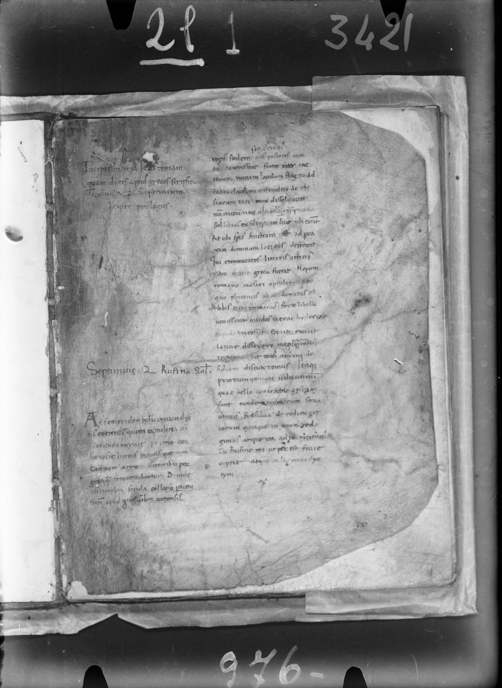Roma, Biblioteca Nazionale Centrale, Ms. Vitt. Em. 1631 [Codex Aesinas Lat. 8]
doc_00021_01r
Keywords: BNCR Ms. Vitt. Em. 1631, Rest.67/1938, 9. sec., BNCR