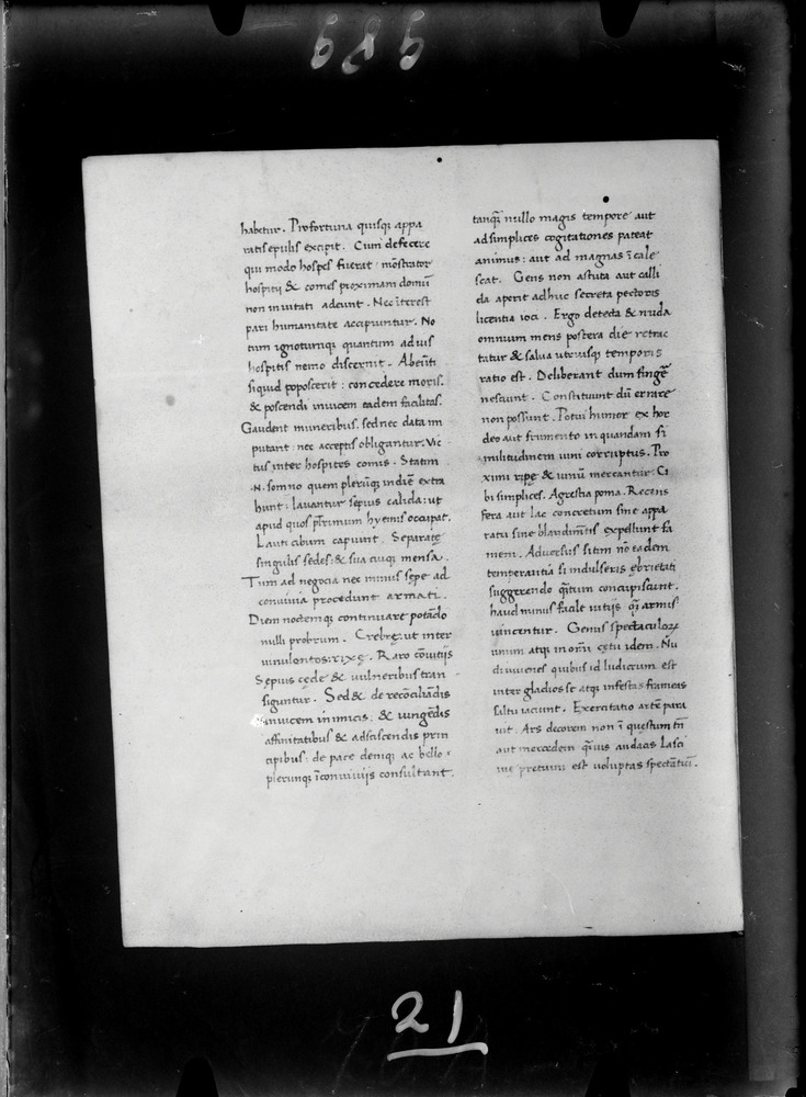 Roma, Biblioteca Nazionale Centrale, Ms. Vitt. Em. 1631 [Codex Aesinas Lat. 8]
doc_00021_70v
Keywords: BNCR Ms. Vitt. Em. 1631, Rest.67/1938, 9. sec., BNCR