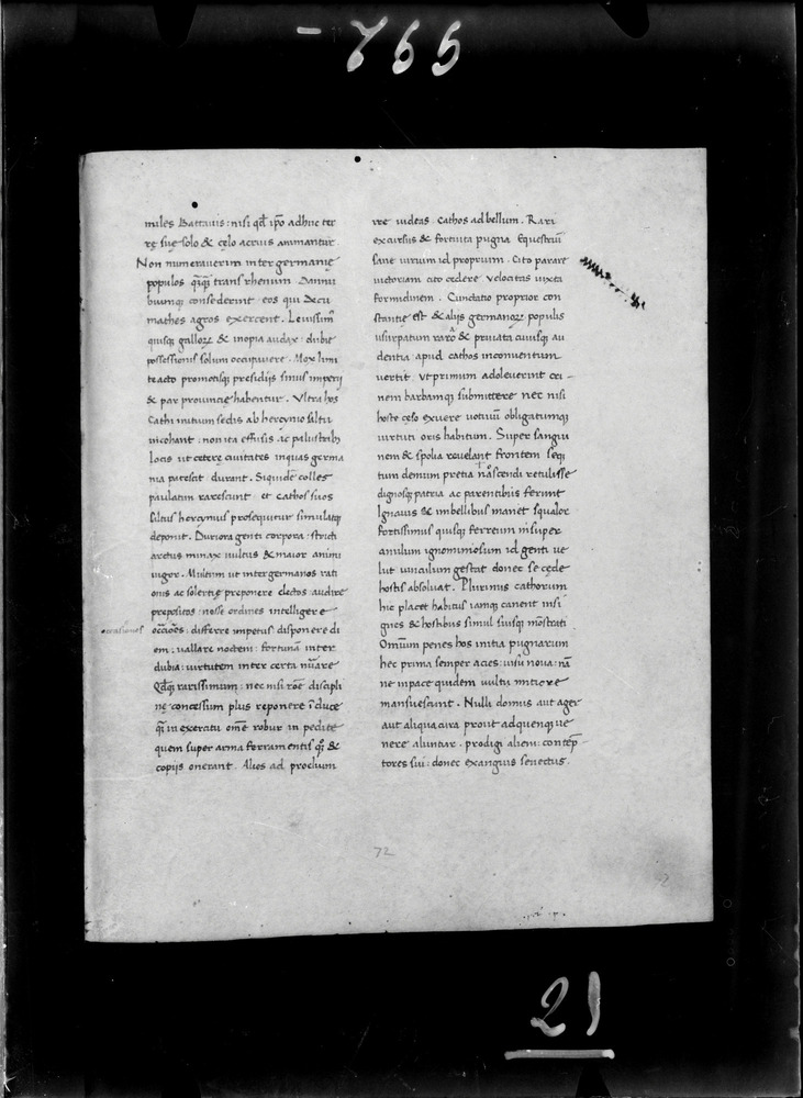 Roma, Biblioteca Nazionale Centrale, Ms. Vitt. Em. 1631 [Codex Aesinas Lat. 8]
doc_00021_72r
Keywords: BNCR Ms. Vitt. Em. 1631, Rest.67/1938, 9. sec., BNCR