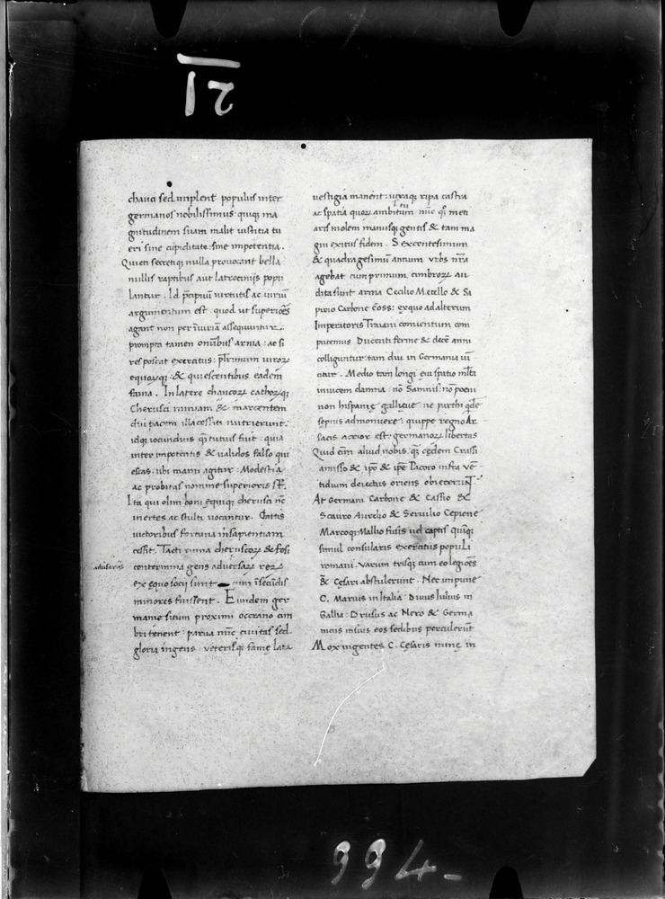 Roma, Biblioteca Nazionale Centrale, Ms. Vitt. Em. 1631 [Codex Aesinas Lat. 8]
doc_00021_73r
Keywords: BNCR Ms. Vitt. Em. 1631, Rest.67/1938, 9. sec., BNCR